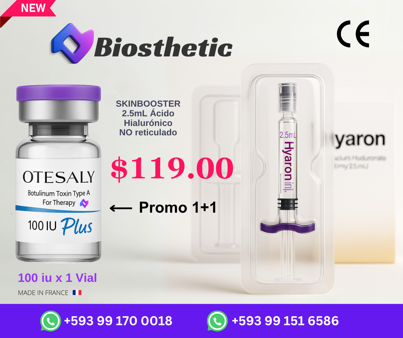 Otesaly con Hyaron Bioesthetic Ecuador